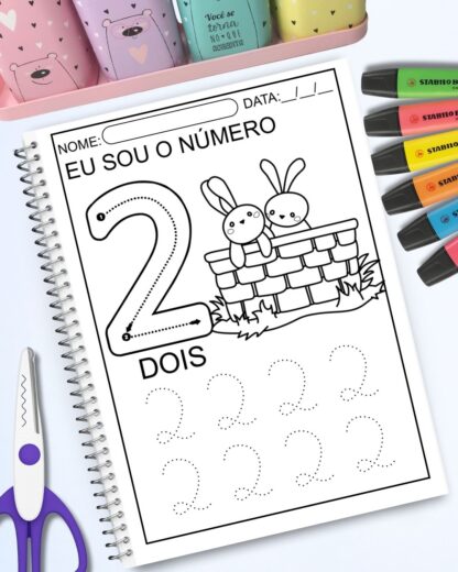 Apostila Eu Sou o Número 0 a 10 - Imagem 2