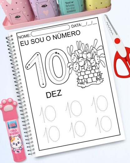 Apostila Eu Sou o Número 0 a 10 - Imagem 9