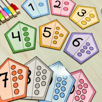 PAREANDO AS QUANTIDADES PARA TRABALHAR NUMERAIS DE 1 A 10