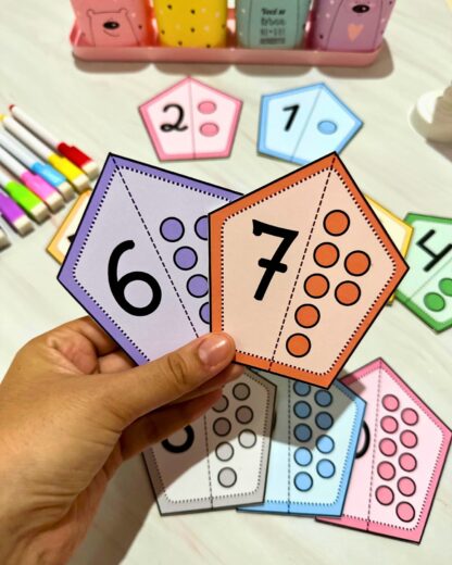 PAREANDO AS QUANTIDADES PARA TRABALHAR NUMERAIS DE 1 A 10 - Imagem 3