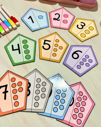 PAREANDO AS QUANTIDADES PARA TRABALHAR NUMERAIS DE 1 A 10 - Imagem 4
