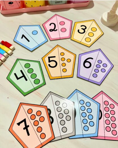 PAREANDO AS QUANTIDADES PARA TRABALHAR NUMERAIS DE 1 A 10 - Imagem 5