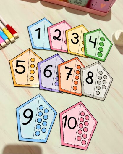 PAREANDO AS QUANTIDADES PARA TRABALHAR NUMERAIS DE 1 A 10 - Imagem 8