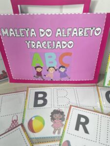 ALFABETO TRACEJADO COM IMAGENS