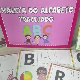 ALFABETO TRACEJADO COM IMAGENS