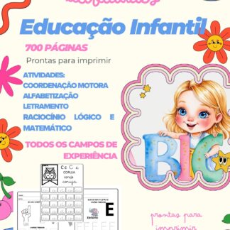 Apostila de Educação Infantil e Alfabetização 700 páginas
