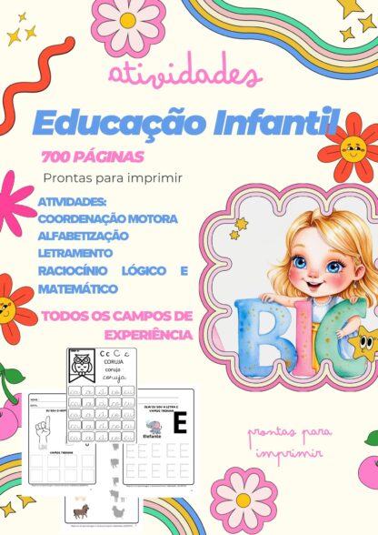 Apostila de Educação Infantil e Alfabetização 700 páginas