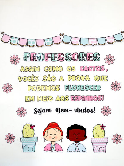 Painel de Bem-Vindos Professores - Imagem 2