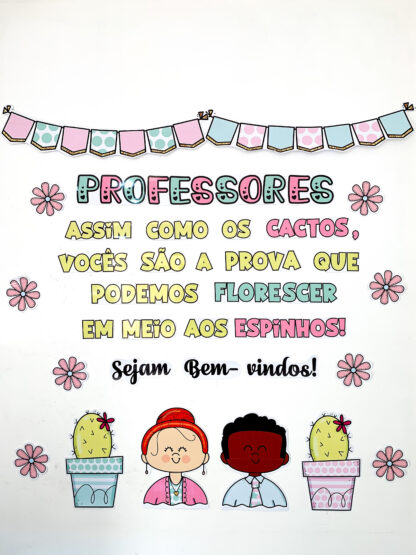 Painel de Bem-Vindos Professores - Imagem 3