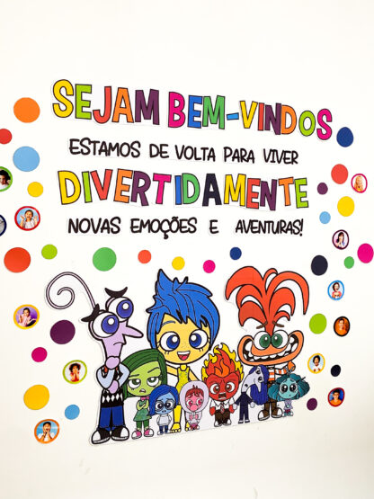 Painel Volta às Aulas Emoções com fotos - Imagem 6