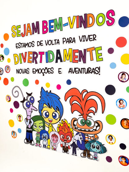 Painel Volta às Aulas Emoções com fotos - Imagem 7