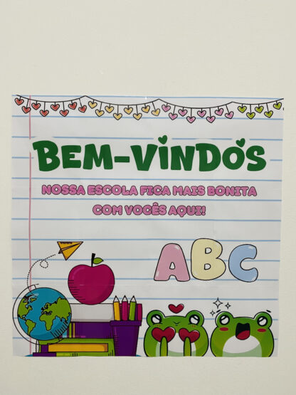 Painel de Boas-Vindas – Tema Super Colorido! - Imagem 4