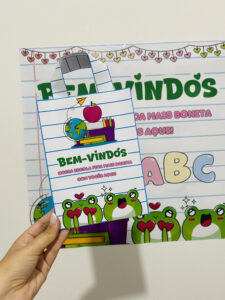 Painel de Boas-Vindas – Tema Super Colorido!