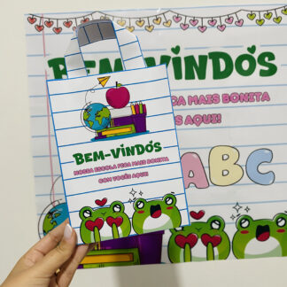 Painel de Boas-Vindas – Tema Super Colorido!