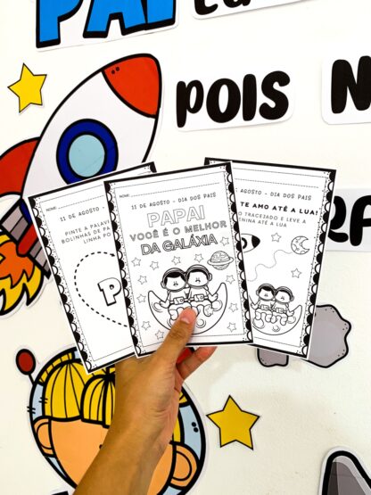  Kit Tema Dia dos Pais para trabalhar com crianças da Educação Infantil e das séries iniciais do Ensino Fundamental. - Imagem 7