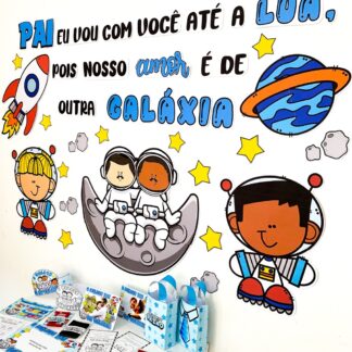  Kit Tema Dia dos Pais para trabalhar com crianças da Educação Infantil e das séries iniciais do Ensino Fundamental.