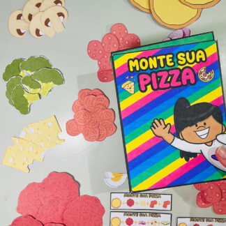 Atividade Educativa Monte Sua Pizza – Sequência Lógica, Coordenação Motora e Raciocínio Lógico Infantil
