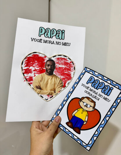 Kit dia dos pais “Você mora no meu coração” - Imagem 8