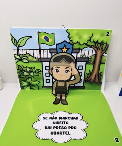 Livro Musical 3D Marcha Soldado - Imagem 3