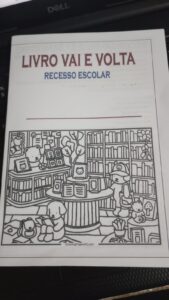 livro Vai e Volta Recesso escolar