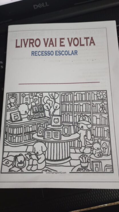 livro Vai e Volta Recesso escolar