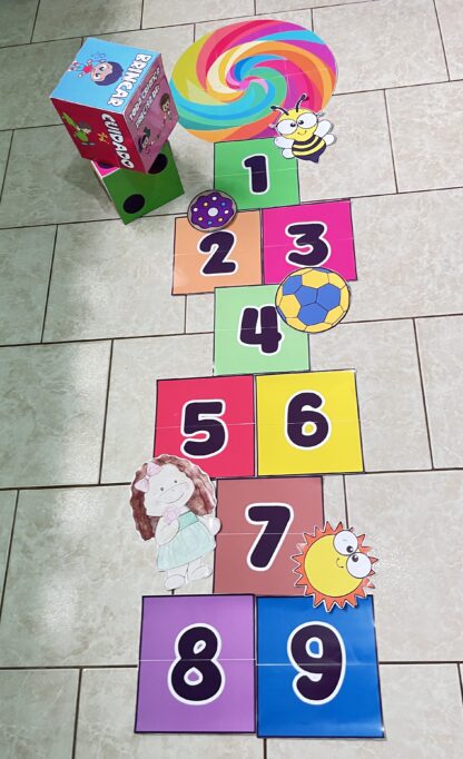 Amarelinha Dia das Crianças – Material Lúdico para Educação Infantil - Imagem 3