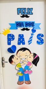 Painel dia dos pais mais cartão