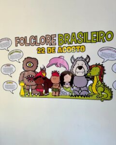 Painel tema Folclore Brasileiro