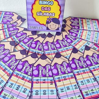 Bingo das Sílabas Simples – Material Lúdico para Alfabetização