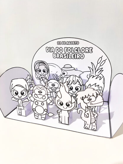 Cenário 3D Personagens do Folclore - Imagem 3