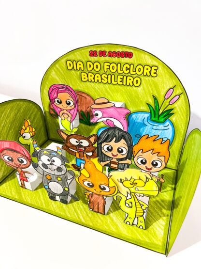 Cenário 3D Personagens do Folclore - Imagem 2