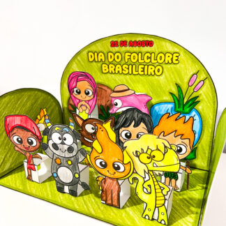 Cenário 3D Personagens do Folclore
