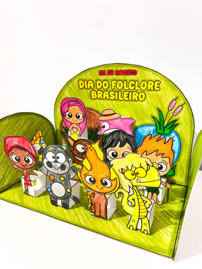 Cenário 3D Personagens do Folclore