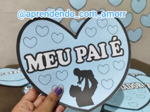 Plaquinhas Para Homenagem do Dia dos pais +Mini painel