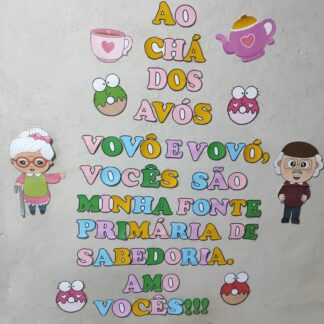 Painel Bem-vindos ao Chá Dos Avós