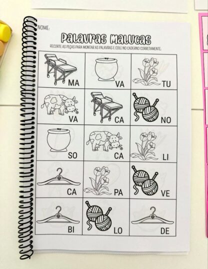 Apostila Palavras Malucas – Sílabas Simples - Imagem 6