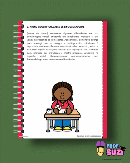 RELATÓRIOS PRONTOS PARA 10 PERFIS DE ALUNOS DA EDUCAÇÃO INFANTIL - Imagem 5