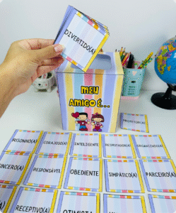 Caixa “Meu amigo é…” Dia do Amigo