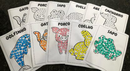 Pintura sensorial Animais