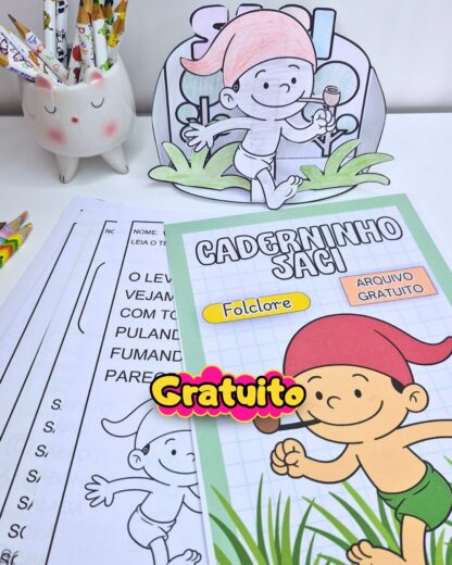 Caderninho de atividades Saci - Imagem 2