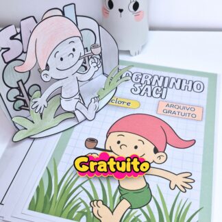 Caderninho de atividades Saci