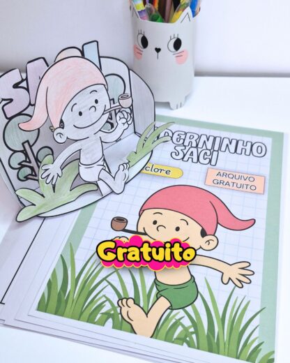 Caderninho de atividades Saci