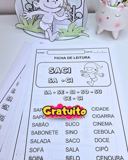 Caderninho de atividades Saci - Imagem 4