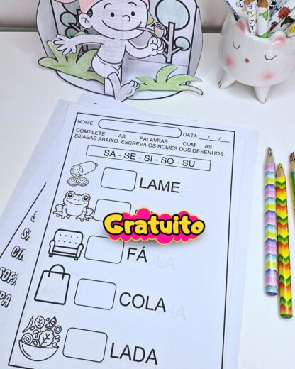 Caderninho de atividades Saci - Imagem 5