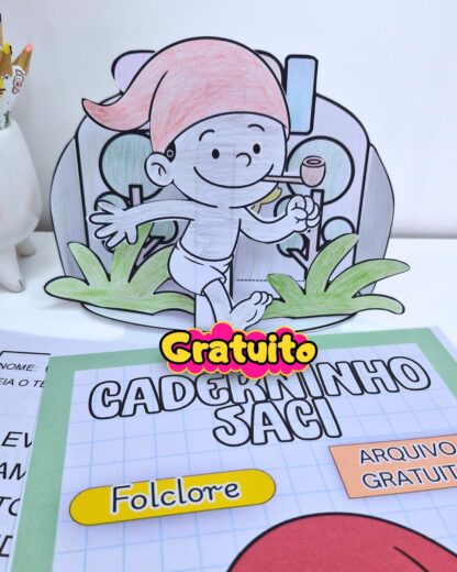 Caderninho de atividades Saci - Imagem 9