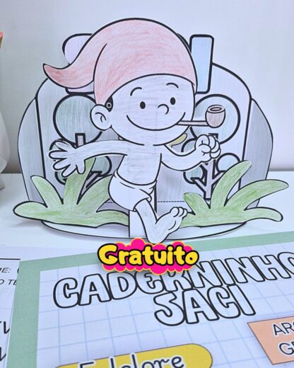 Caderninho de atividades Saci - Imagem 14