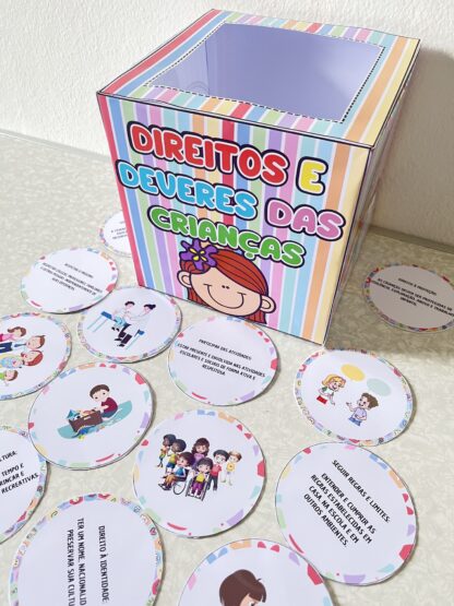 Caixa dos Direitos e Deveres das Crianças – Material Lúdico para Educação Cidadã - Imagem 8