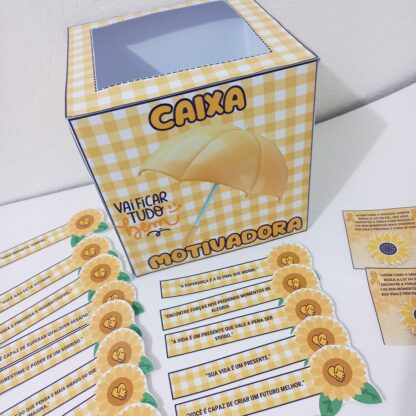 Caixa Motivadora e Painel – Material para Bem-Estar e Valorização Pessoal - Imagem 7