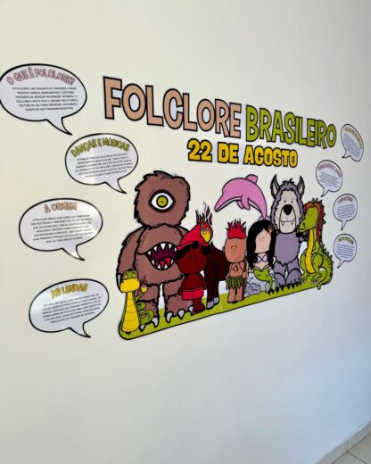  Painel Informativo - Tema Folclore Brasileiro 