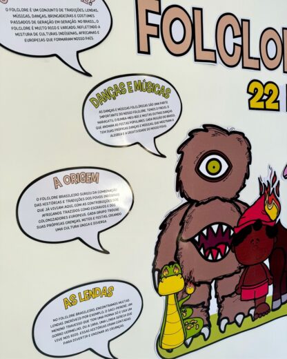  Painel Informativo - Tema Folclore Brasileiro  - Imagem 3